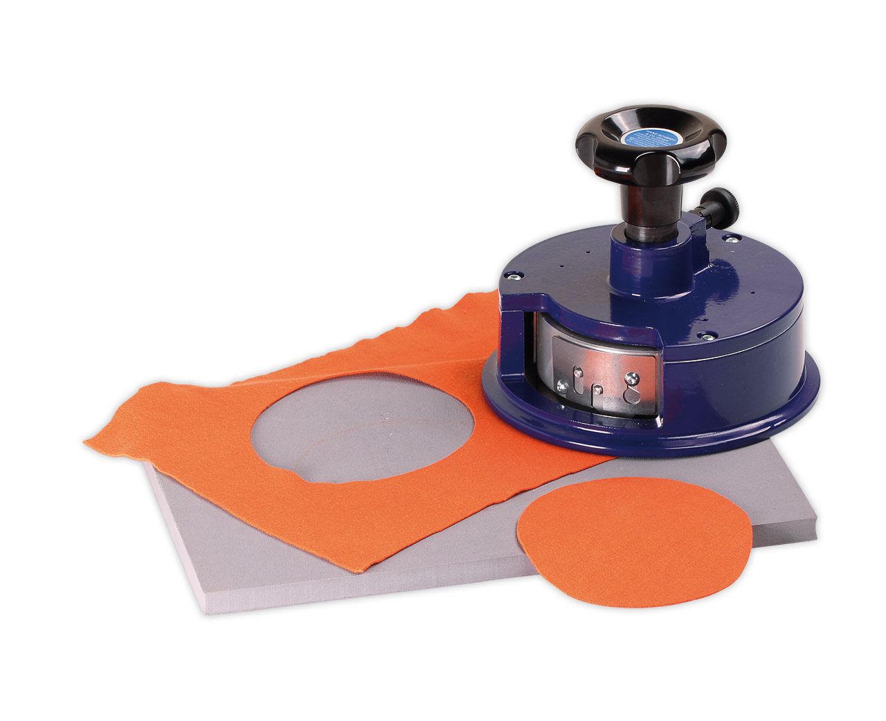 100cm2 Circular Sample Cutter Cloth Cutting Manual Press Disc Sampler 0.1mm-10mm 